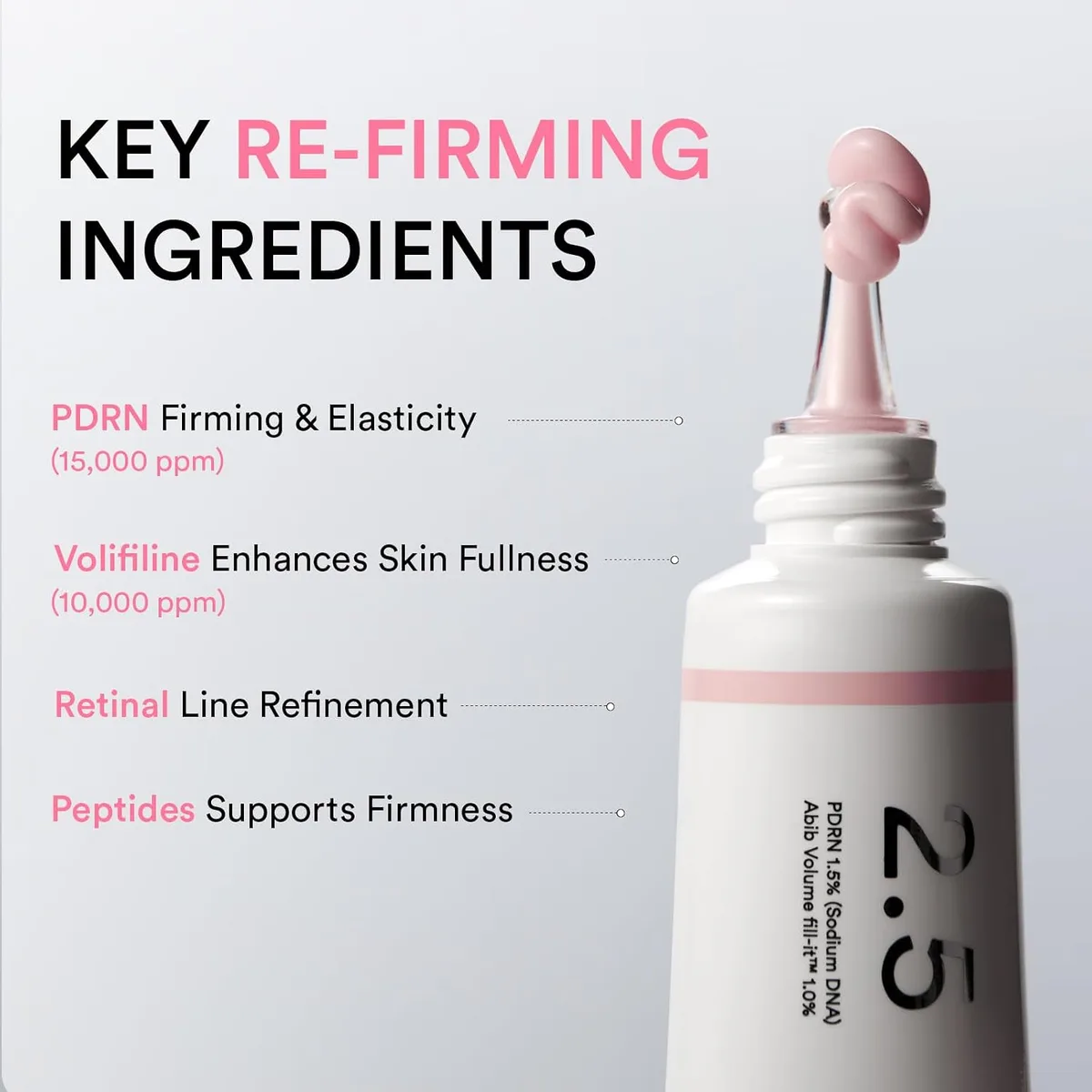 Abib - PDRN Volume Fill-it Booster Crème 2.5 Tube - Crème repulpante anti-âge – Abib