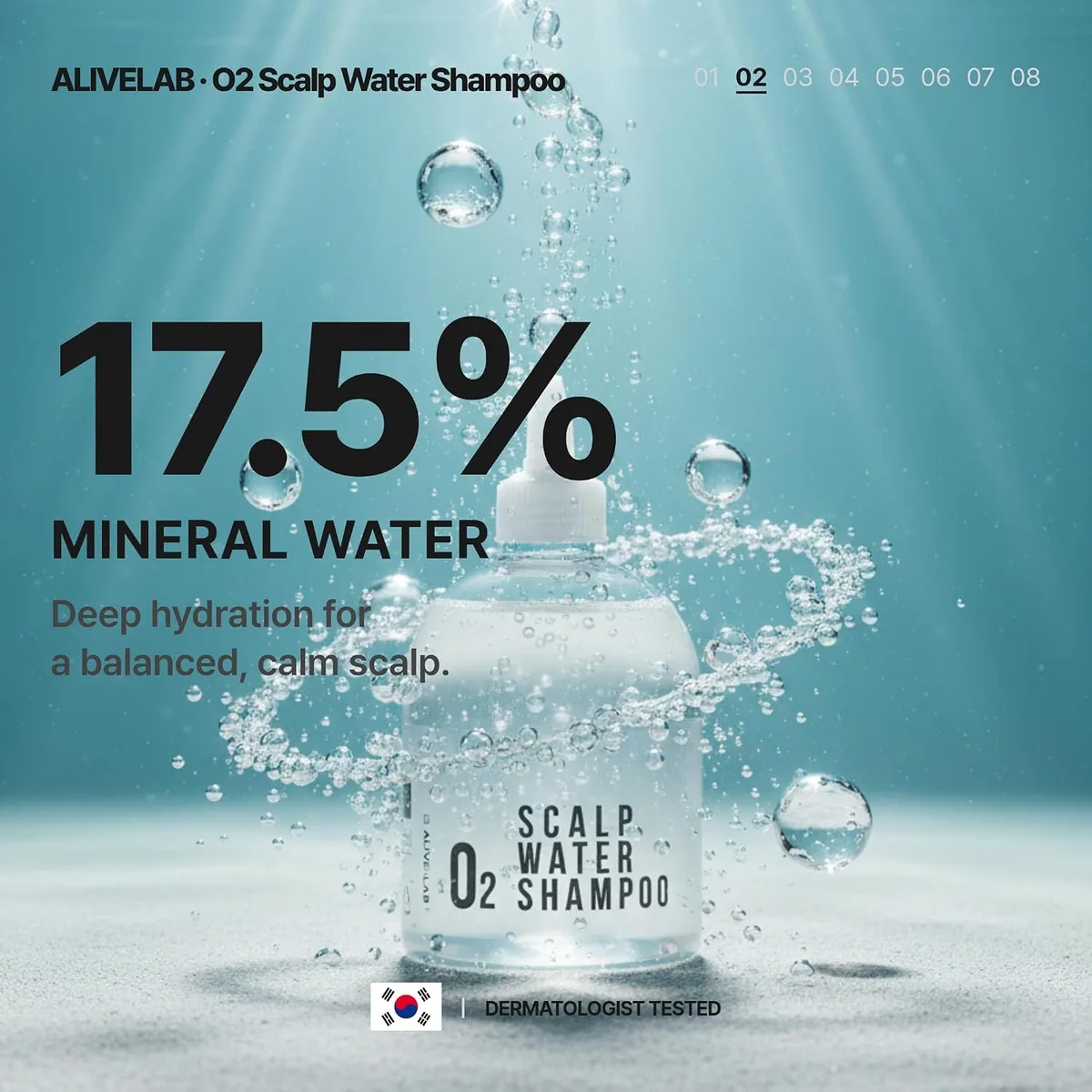 ALIVE:LAB - O2 Scalp Water Shampoo - Shampoing – photo 6