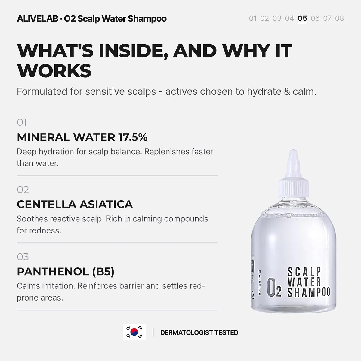 ALIVE:LAB - O2 Scalp Water Shampoo - Shampoing – photo 4