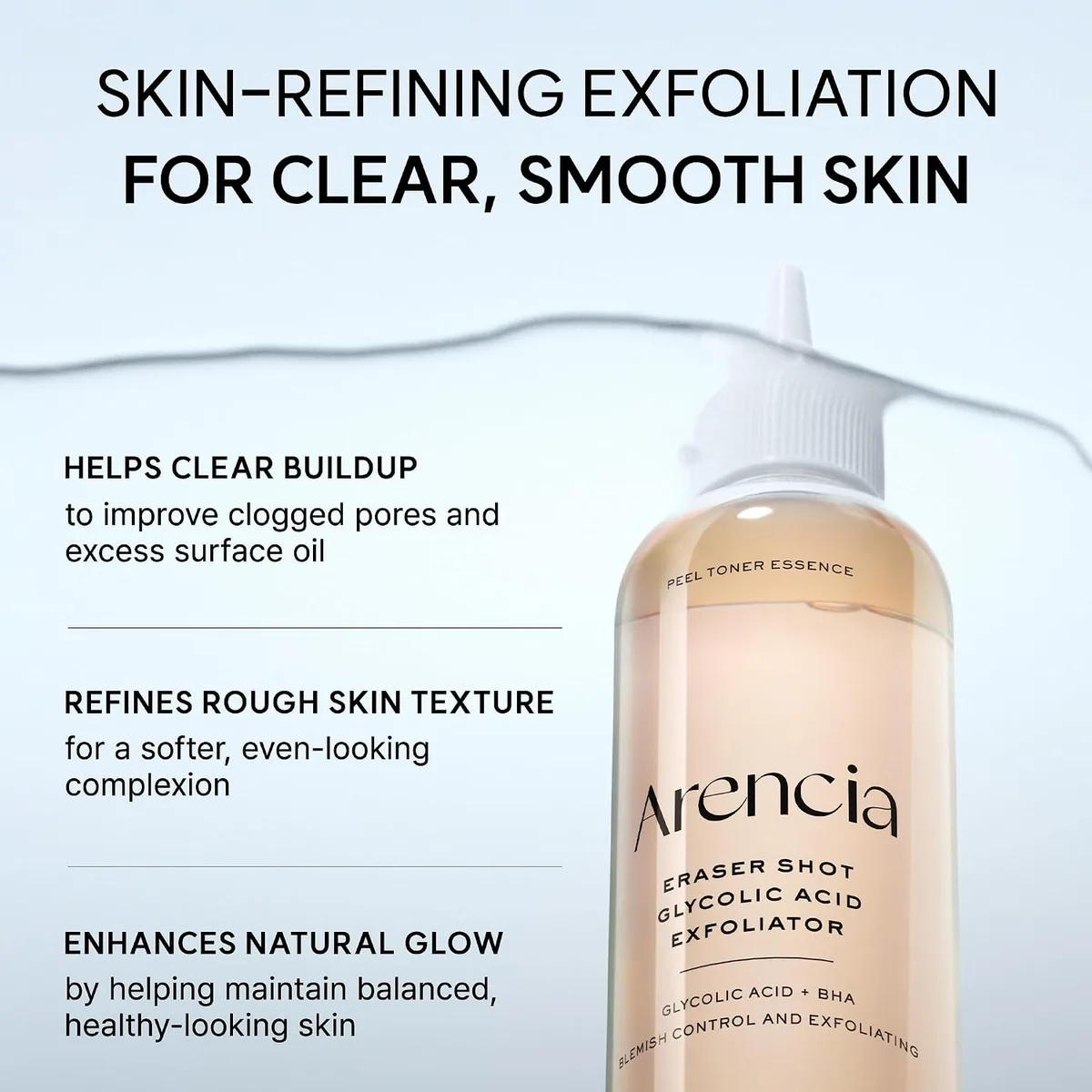Arencia - Eraser Shot Glycolic Acid Exfoliator - Exfoliant chimique – صورة 4