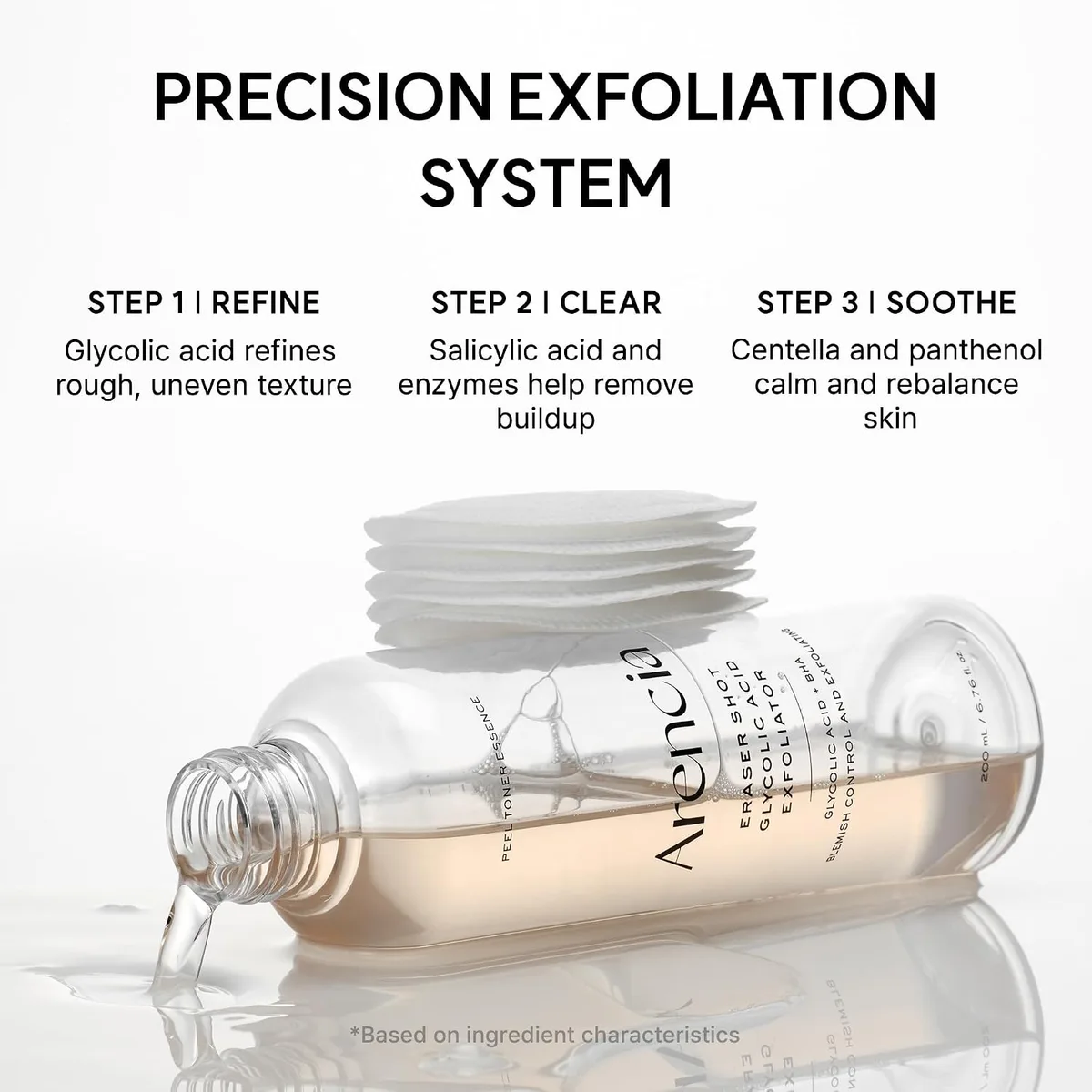 Arencia - Eraser Shot Glycolic Acid Exfoliator - Exfoliant chimique – صورة 2