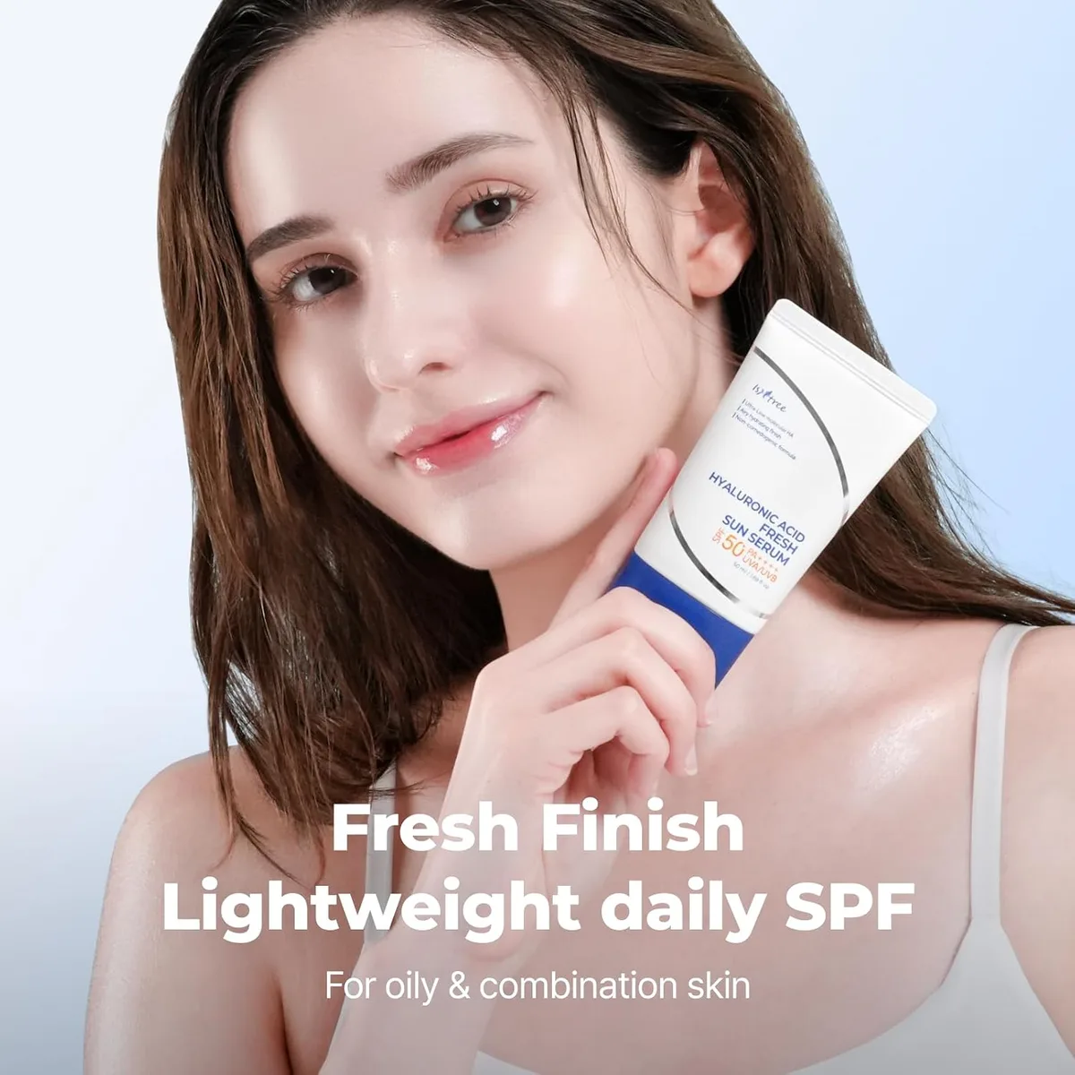 Isntree - Hyaluronic Acid Fresh Sun Serum - Sérum solaire – photo 3