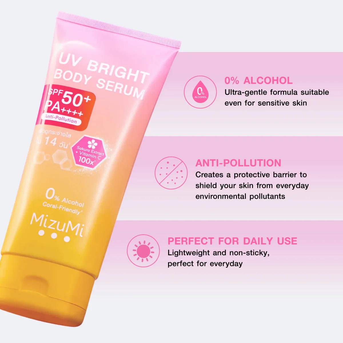 MizuMi - UV Bright Body Serum Sunscreen SPF 50+ PA++++ – photo 4