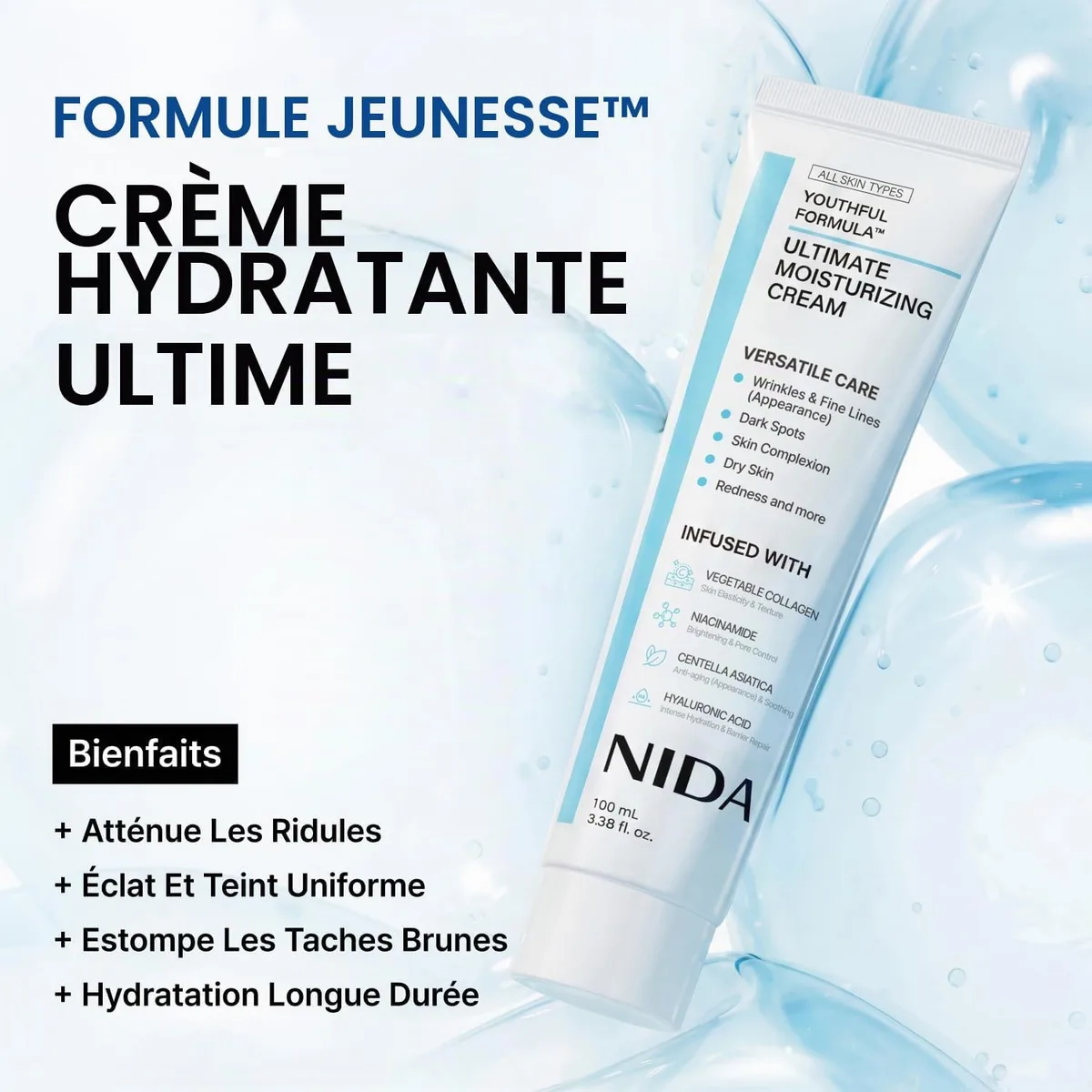 NIDA - Youthful Formula Ultimate Moisturizing Cream - Crème hydratante multifonction – photo 2