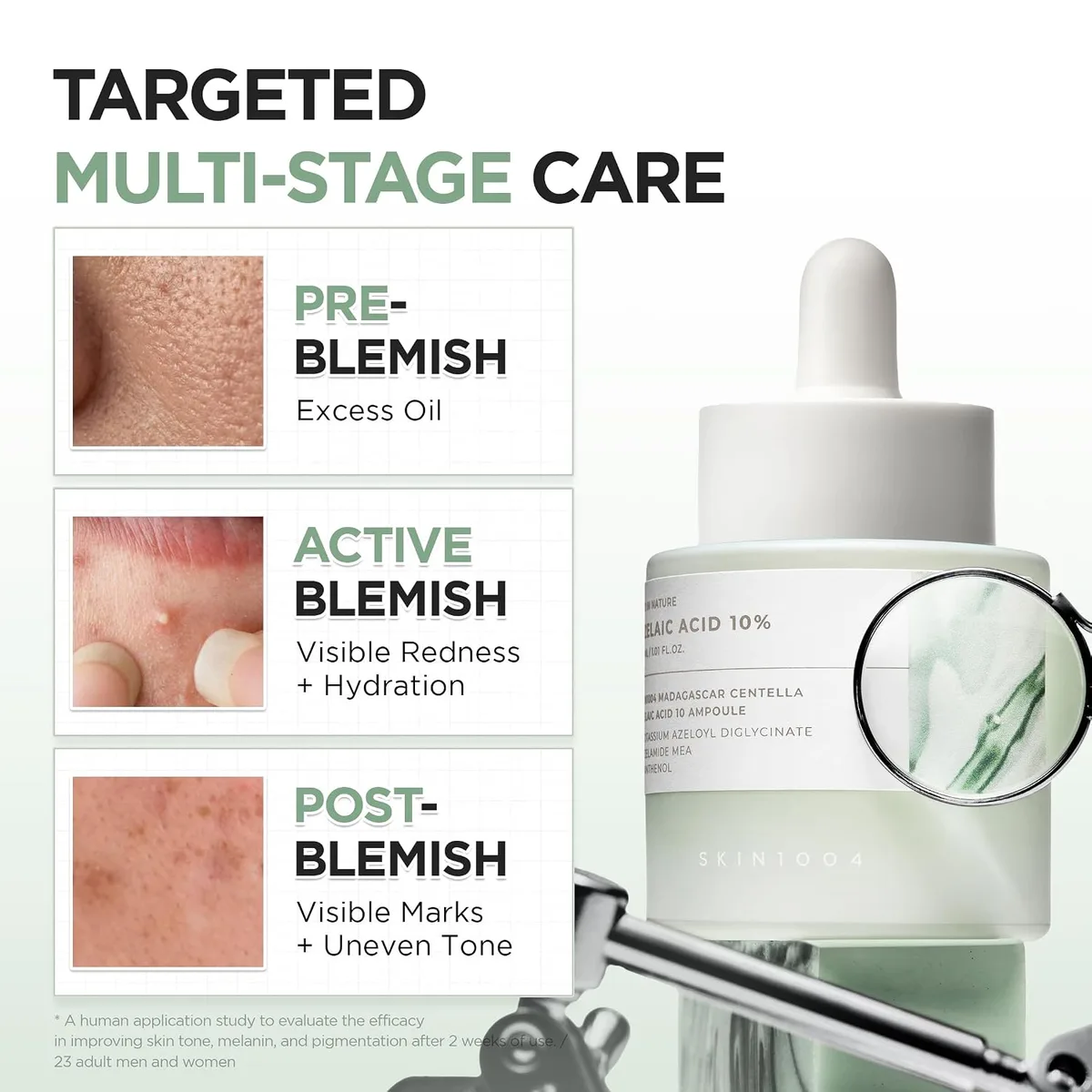 SKIN1004 - Lab in Nature Madagascar Centella Azelaic Acid 10 Ampoule - Sérum anti-imperfections – photo 2