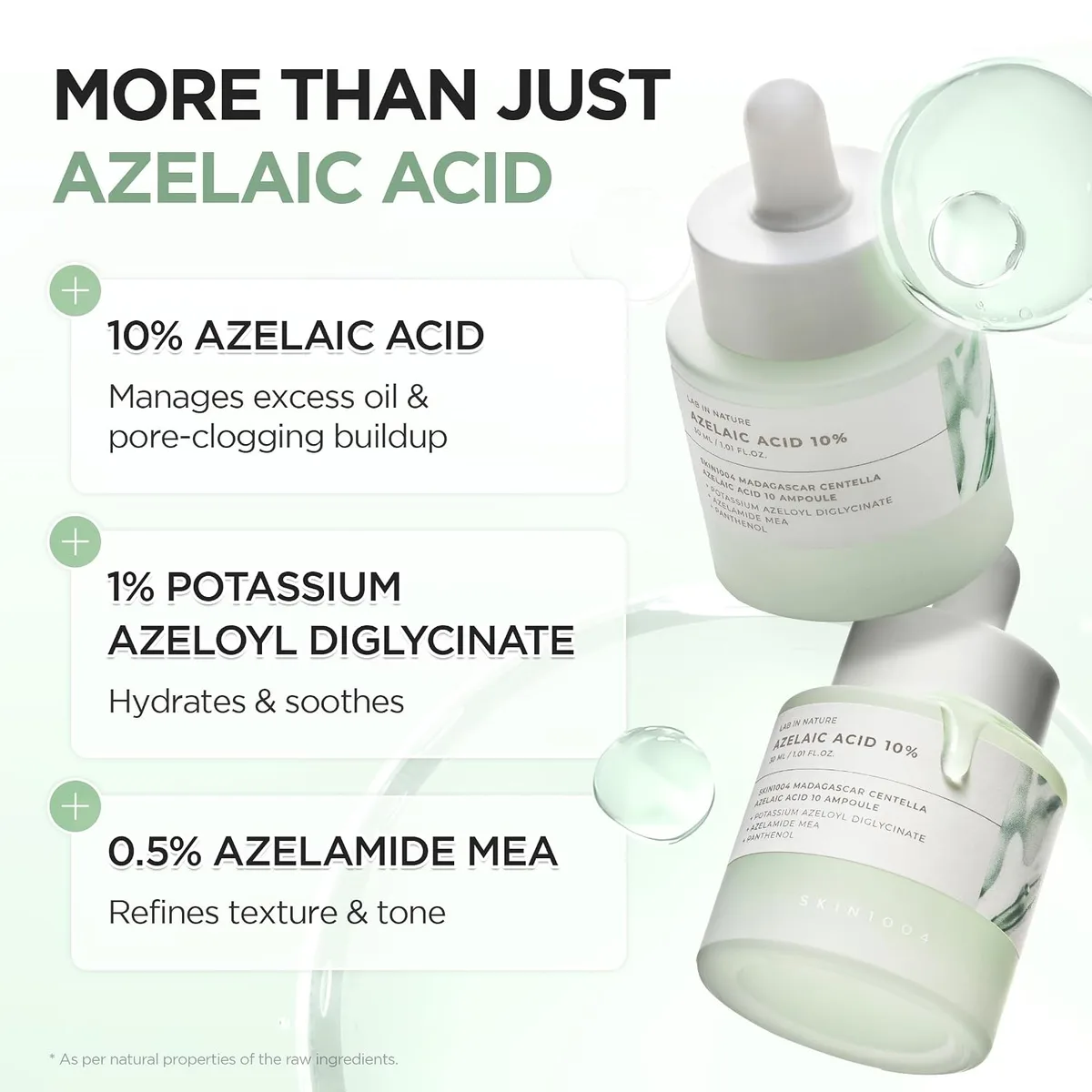 SKIN1004 - Lab in Nature Madagascar Centella Azelaic Acid 10 Ampoule - Sérum anti-imperfections – photo 4