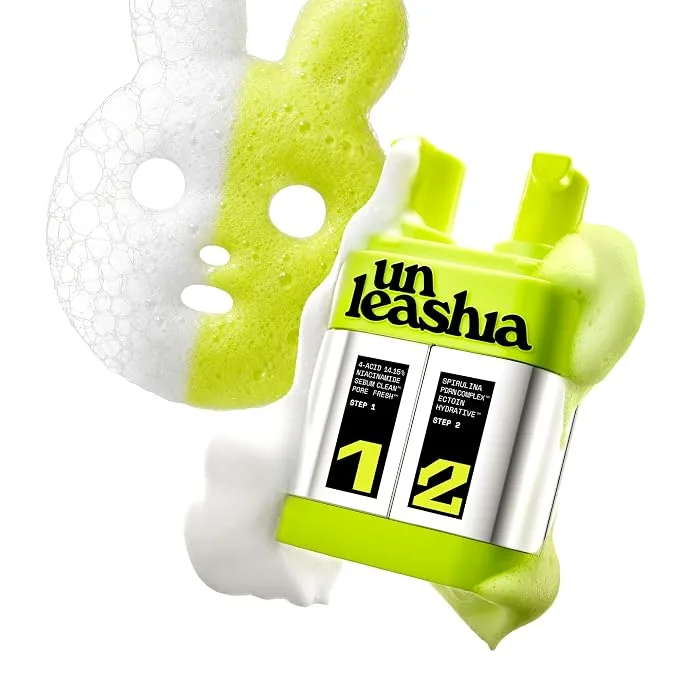UNLEASHIA - Two Step Zero Pore Overnight Bubble Mask - Masque bulle de nuit en deux étapes – UNLEASHIA