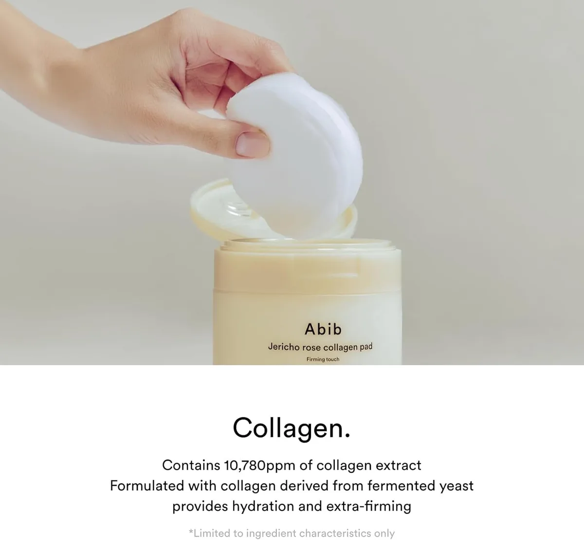 Abib Jericho Rose Collagen Pad Firming Touch – صورة 6