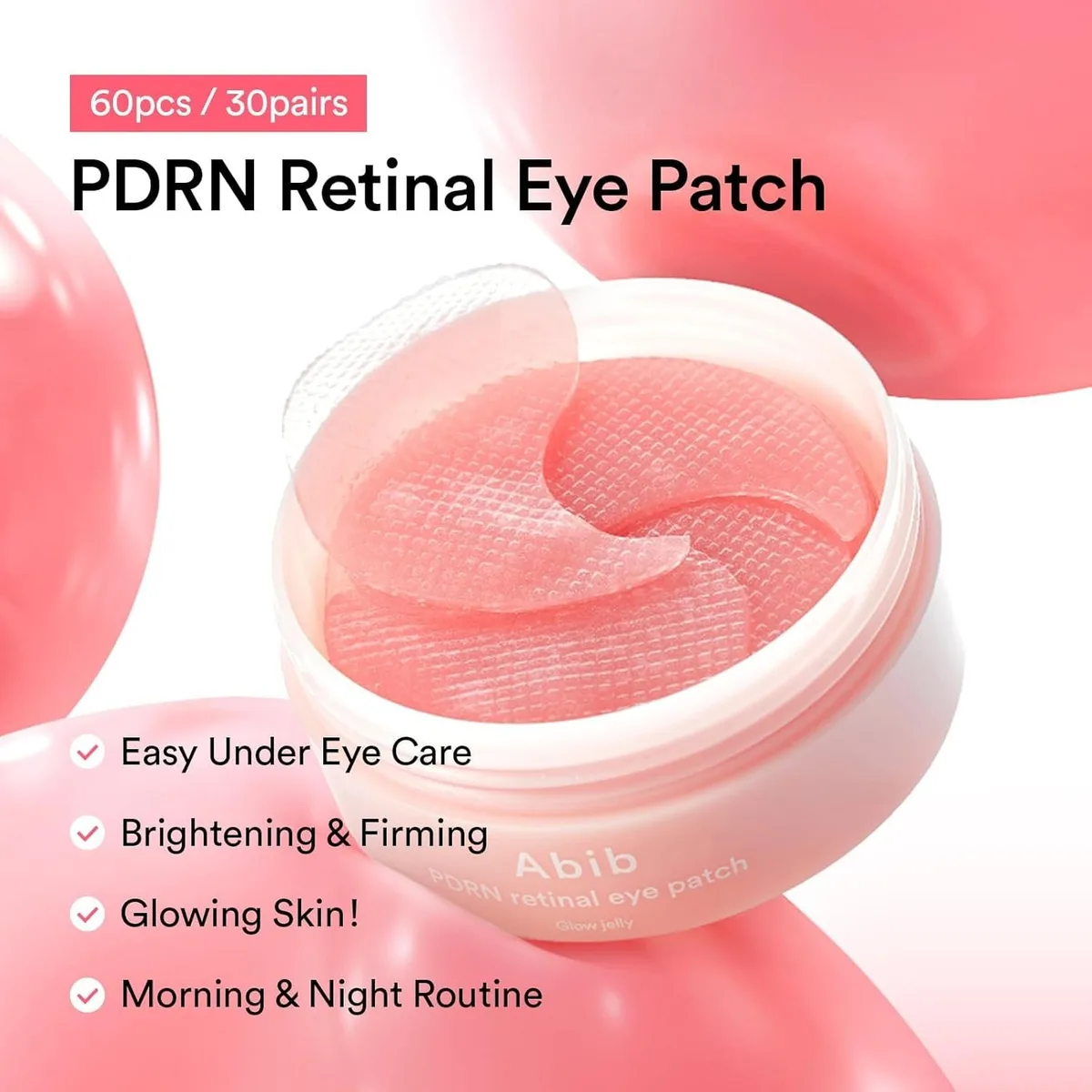Abib - PDRN Retinal Eye Patch Glow Jelly - Patchs yeux – photo 4