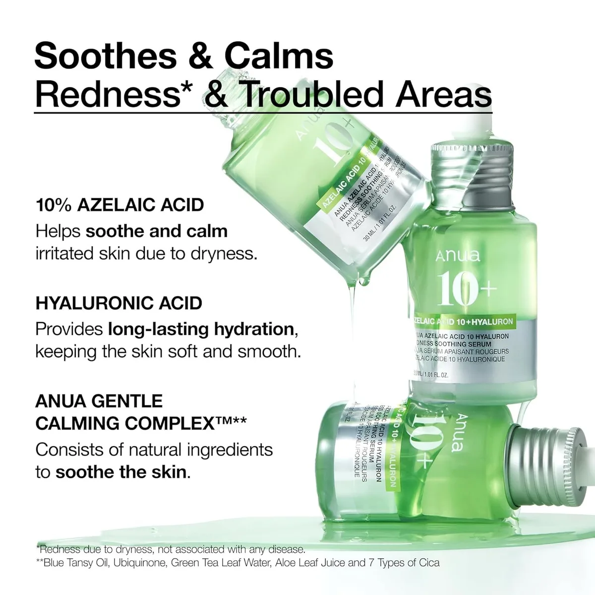 Anua Azelaic Acid 10 Hyaluron Redness Soothing Serum – photo 3