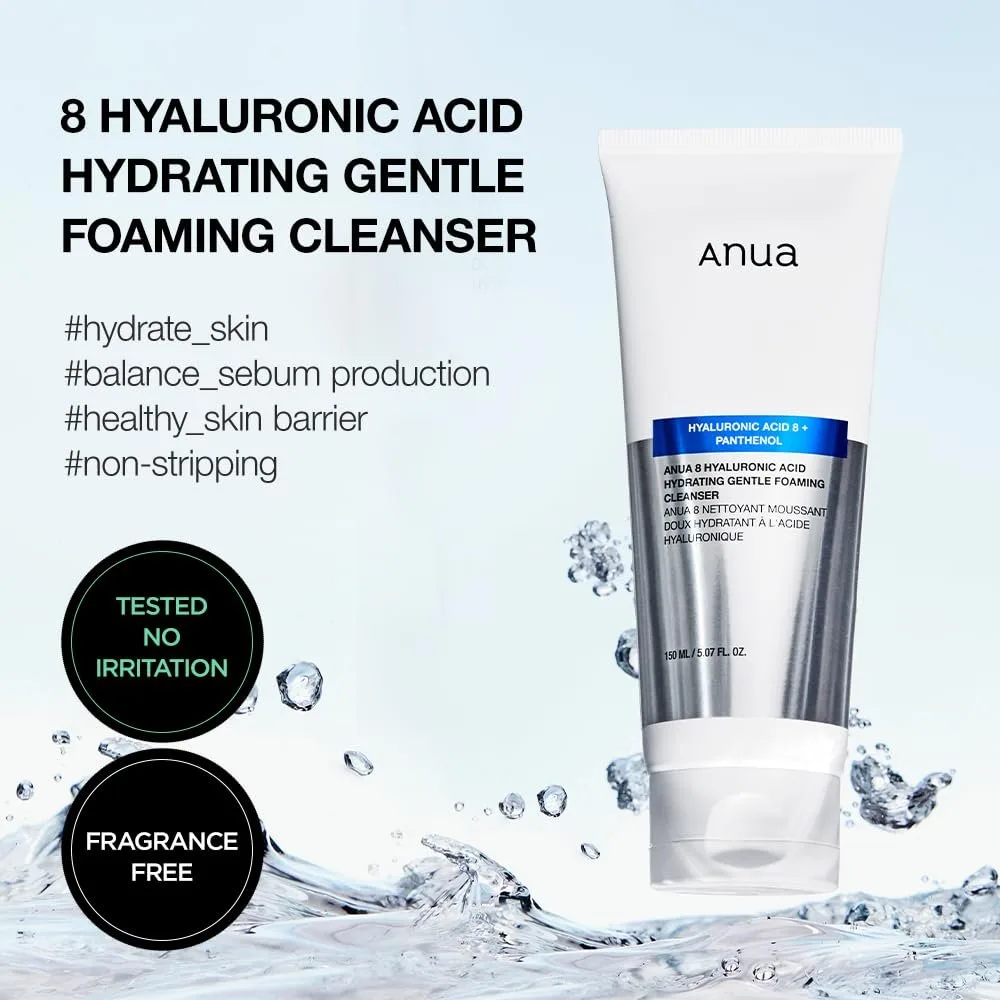 ANUA Hydrating Gentle Foaming Cleanser – صورة 2