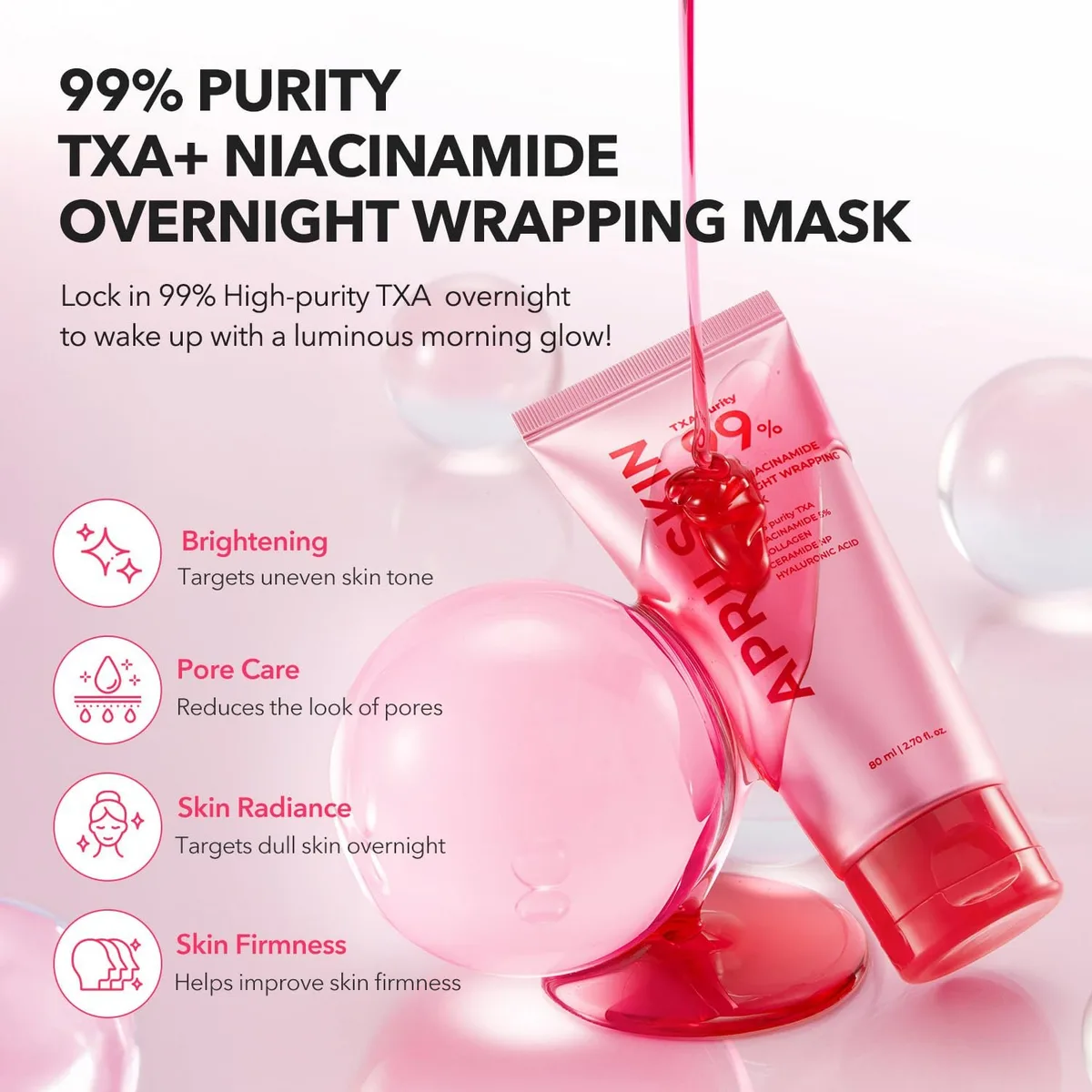 APRILSKIN - TXA Niacinamide 99 Night Wrapping Mask - Masque de nuit enveloppant – photo 3