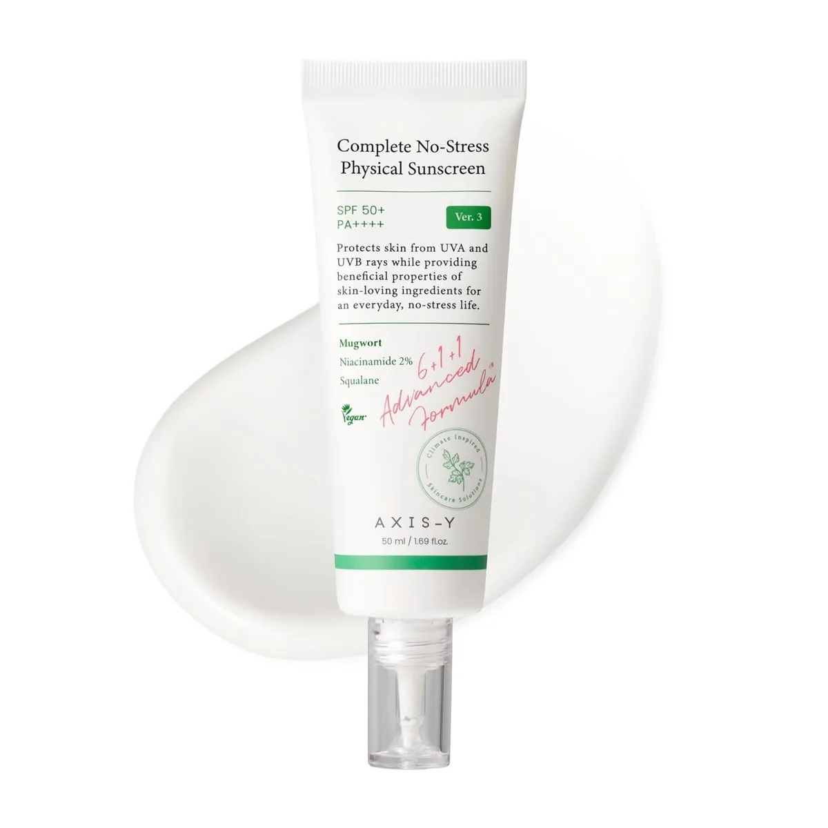 AXIS-Y Complete No-Stress Physical Sunscreen V3 (SPF 50) – Axis-Y