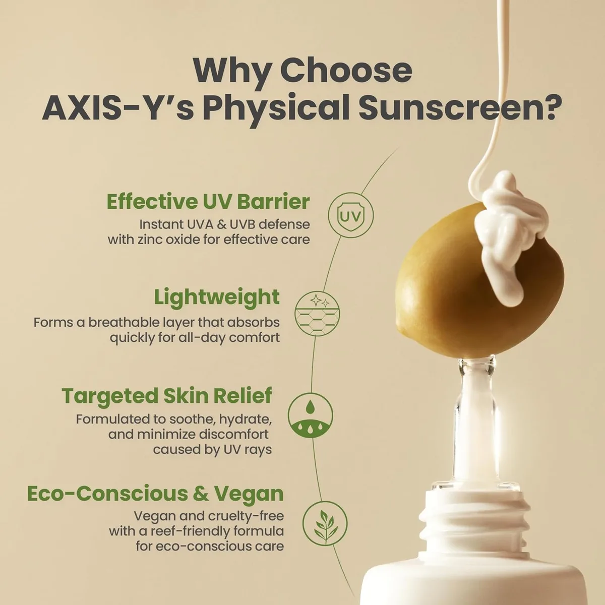 AXIS-Y Complete No-Stress Physical Sunscreen V3 (SPF 50) – صورة 2