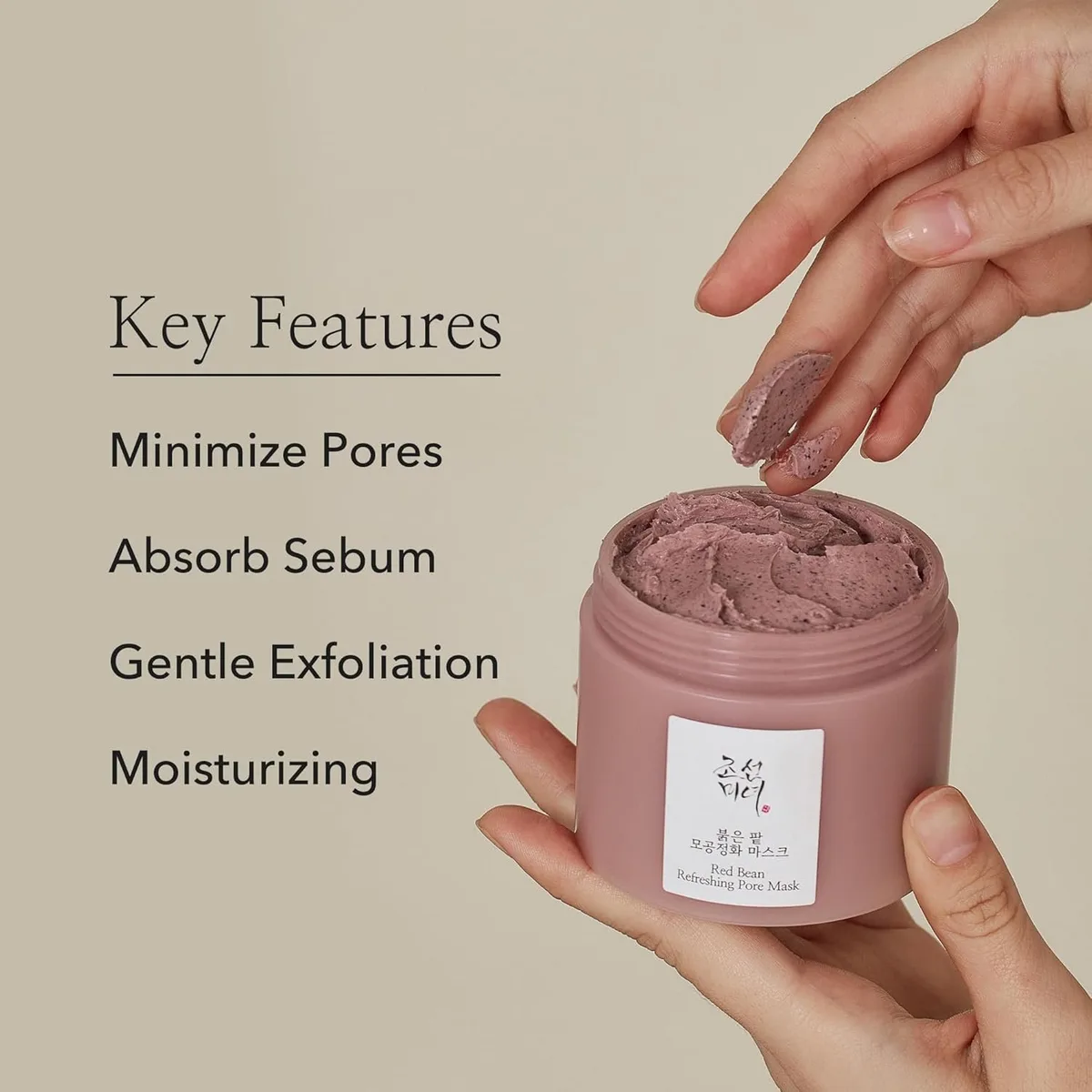 Beauty of Joseon Red Bean Pore Refreshing Mask – صورة 3