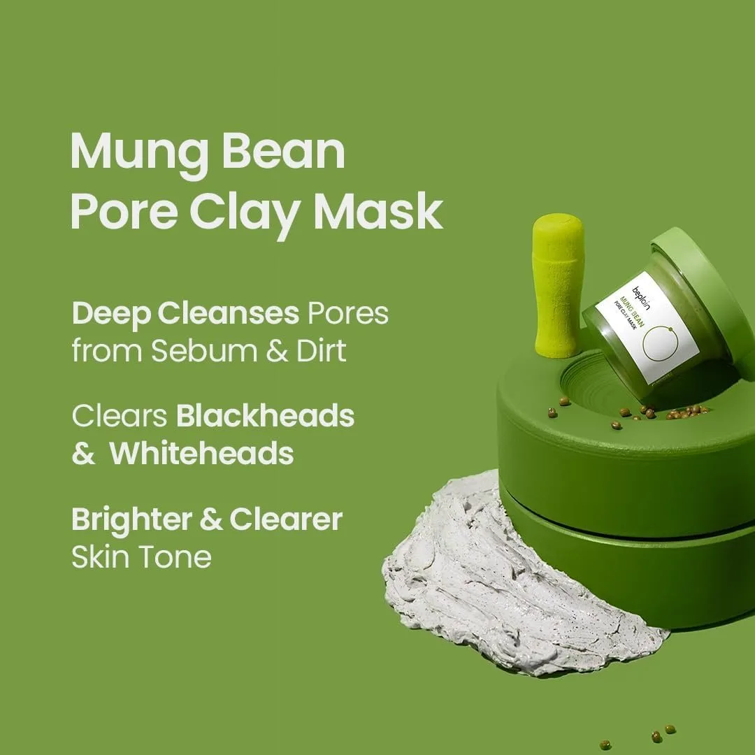 beplain - Mung Bean Pore Clay Mask - Masque à l’argile – صورة 3
