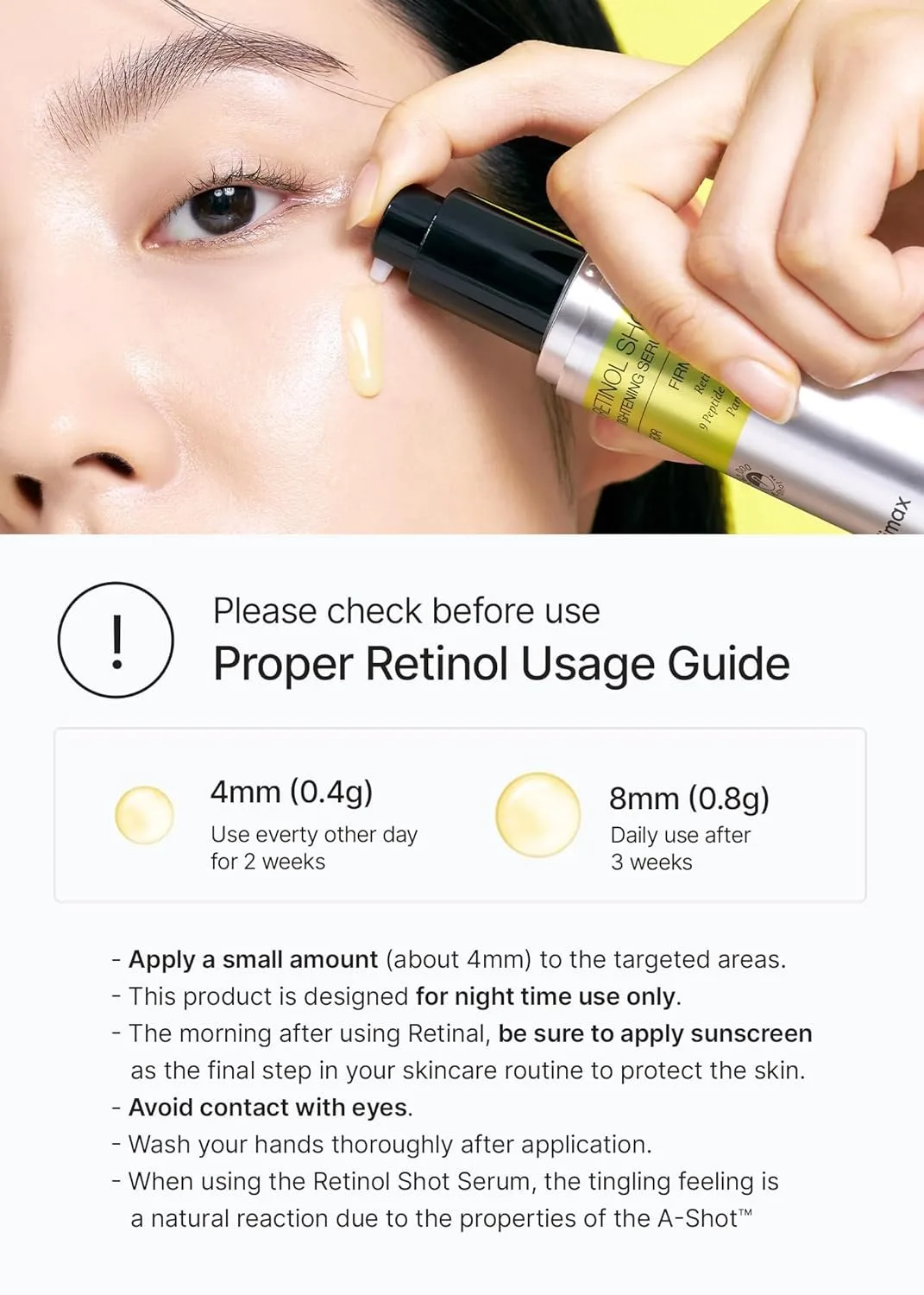 celimax The Vita A Retinol Shot Tightening Serum – صورة 5