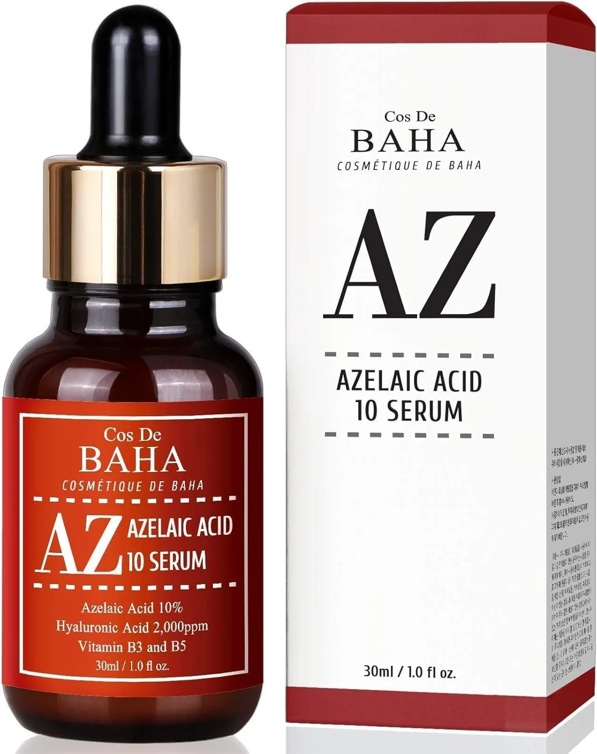 Cos De BAHA - AZ Azelaic Acid 10 Serum - Sérum anti-imperfections – Cos De Baha