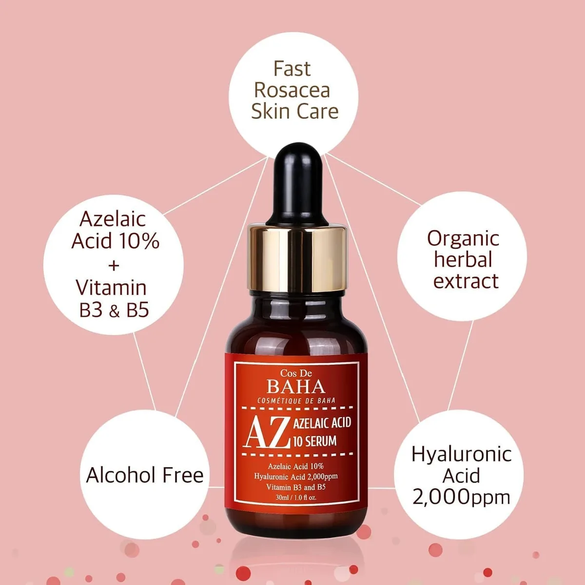 Cos De BAHA - AZ Azelaic Acid 10 Serum - Sérum anti-imperfections – صورة 3