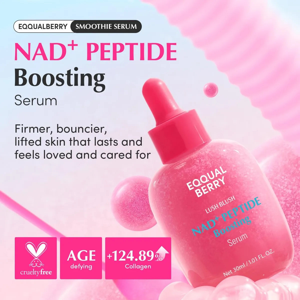 EQQUALBERRY - NAD+ Peptide Boosting Serum - Sérum booster NAD+ Peptide – صورة 2