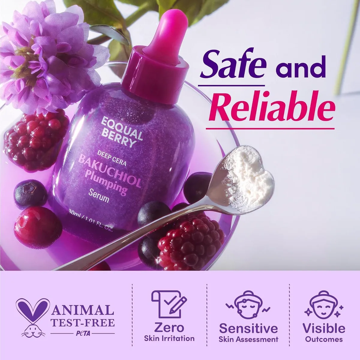 Eqquallebery Bakuchiol Plumping Serum – صورة 5