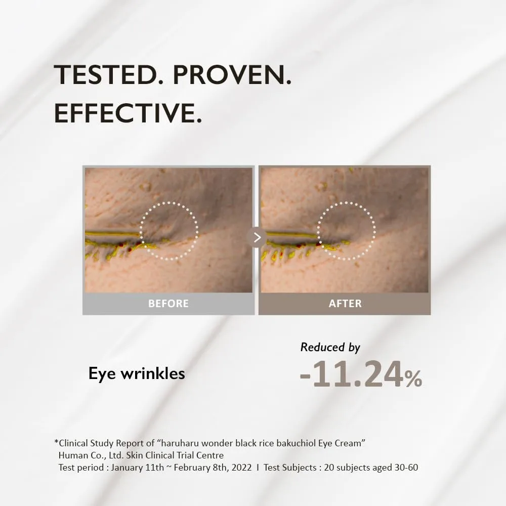 Haruharu Wonder Black Rice Bakuchiol Eye Cream – صورة 4