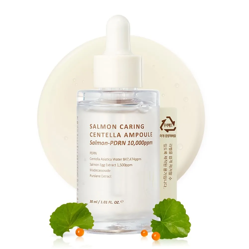 HEVEBLUE - Salmon Caring Centella Ampoule - Ampoule apaisante saumon et Centella
