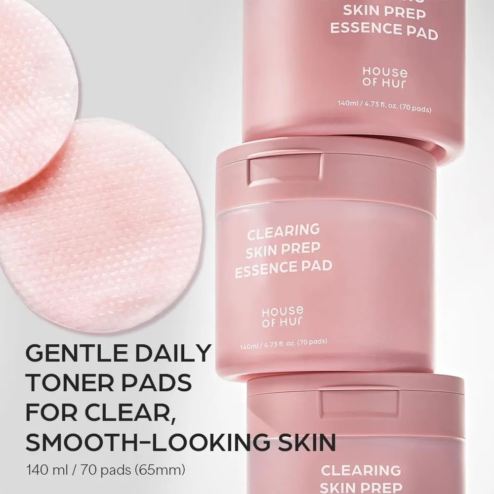 House of Hur - Clearing Skin Prep Essence Pad - Disques exfoliants – صورة 4
