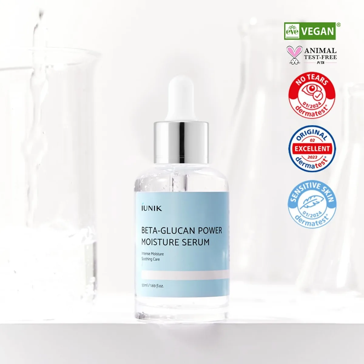 iUNIK - Beta-Glucan Power Moisture Serum - Sérum hydratant – صورة 3