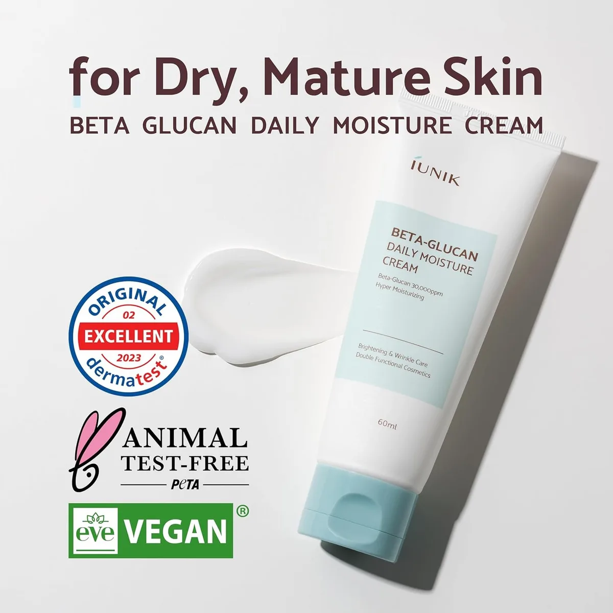 IUNIK Beta-Glucan Vegan Lightweight Moisturizer – صورة 2