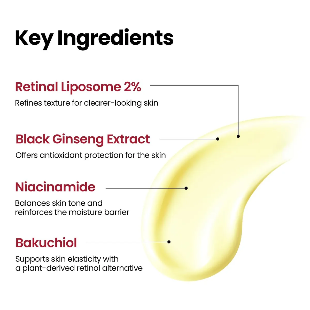 KSECRET - SEOUL 1988 Serum : Retinal Liposome 2% + Black Ginseng - Sérum anti-âge – صورة 4