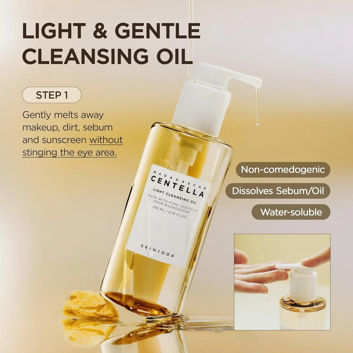 MADAGASCAR CENTELLA DOUBLE CLEANSING DUO SKIN 1004 – صورة 2