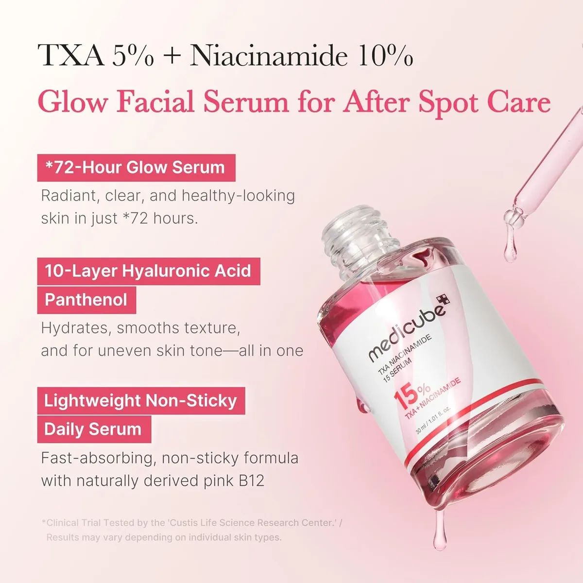 Medicube TXA + Niacinamide 15% Glow Facial Serum – صورة 2