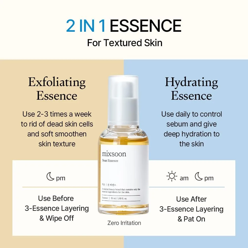 mixsoon Bean Essence, Vegansnail, Exfoliating Essence for face – صورة 2