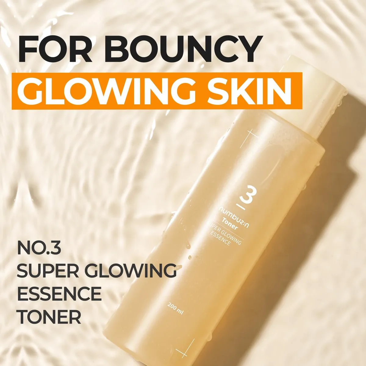 numbuzin No.3 Super Glowing Essence Toner – صورة 2