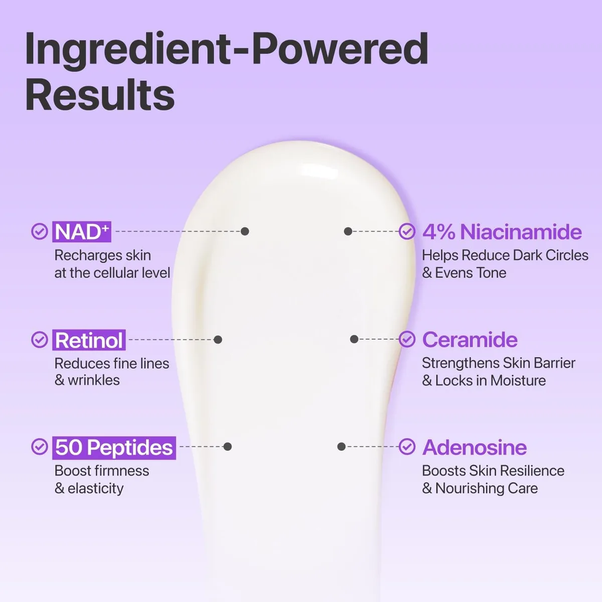 numbuzin - No.9 NAD+ Retinol Volumetox Eye Cream - Crème yeux – صورة 2