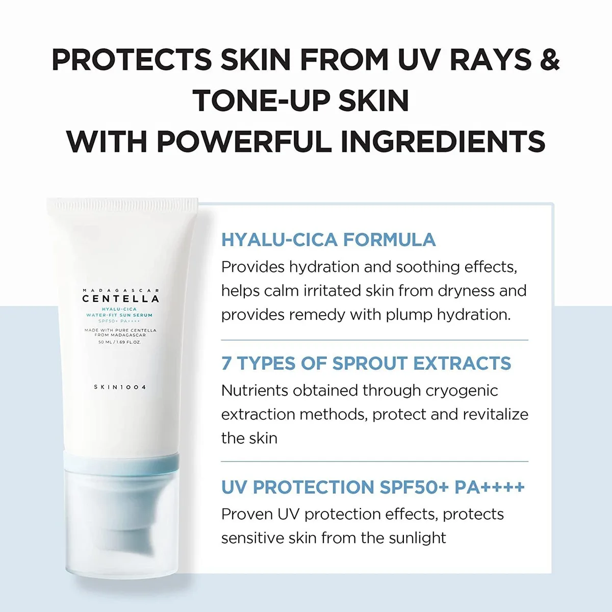Skin1004 Hyalu-CICA Water-fit Serum – صورة 2