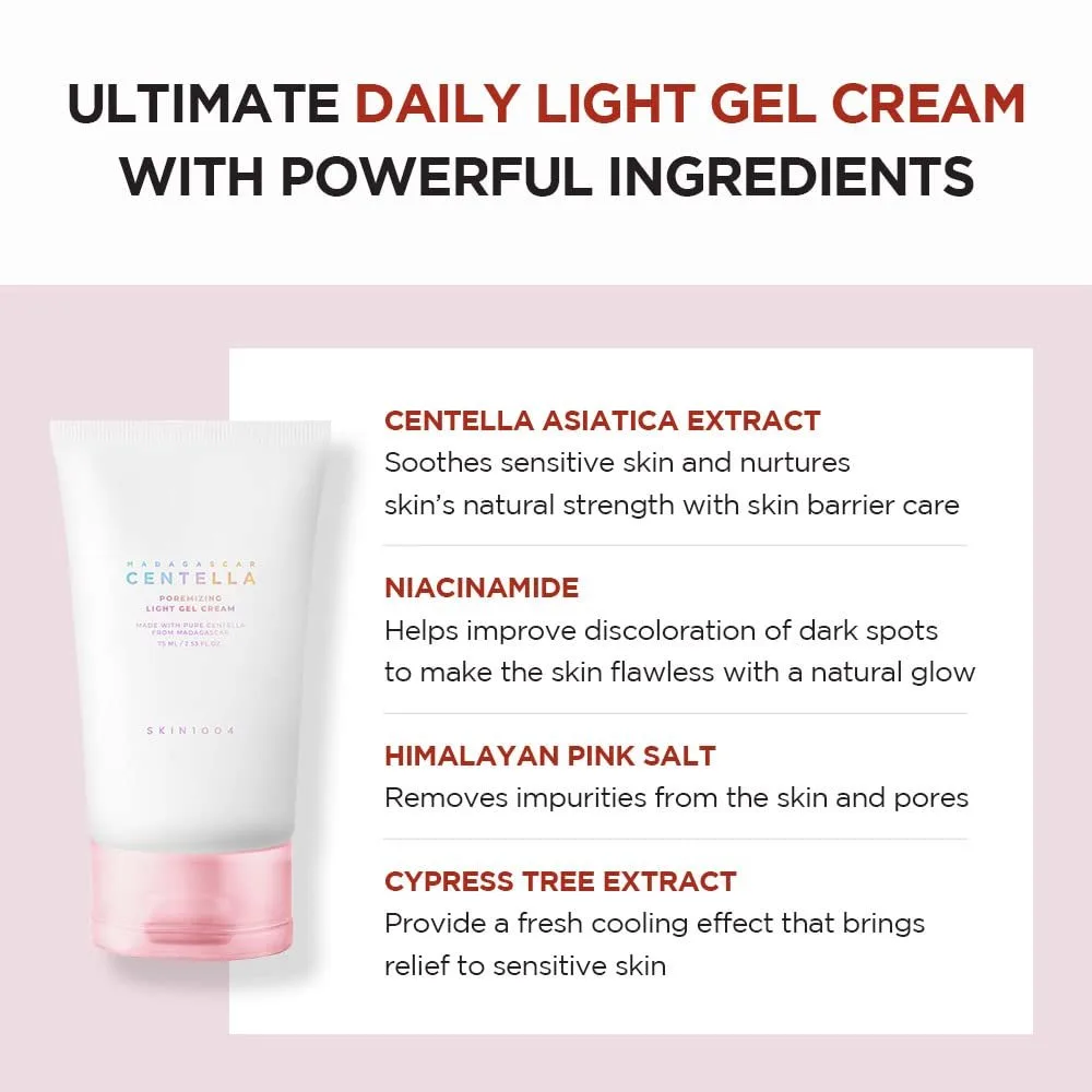 SKIN1004 Madagascar Centella Poremizing Light Gel Cream – صورة 5