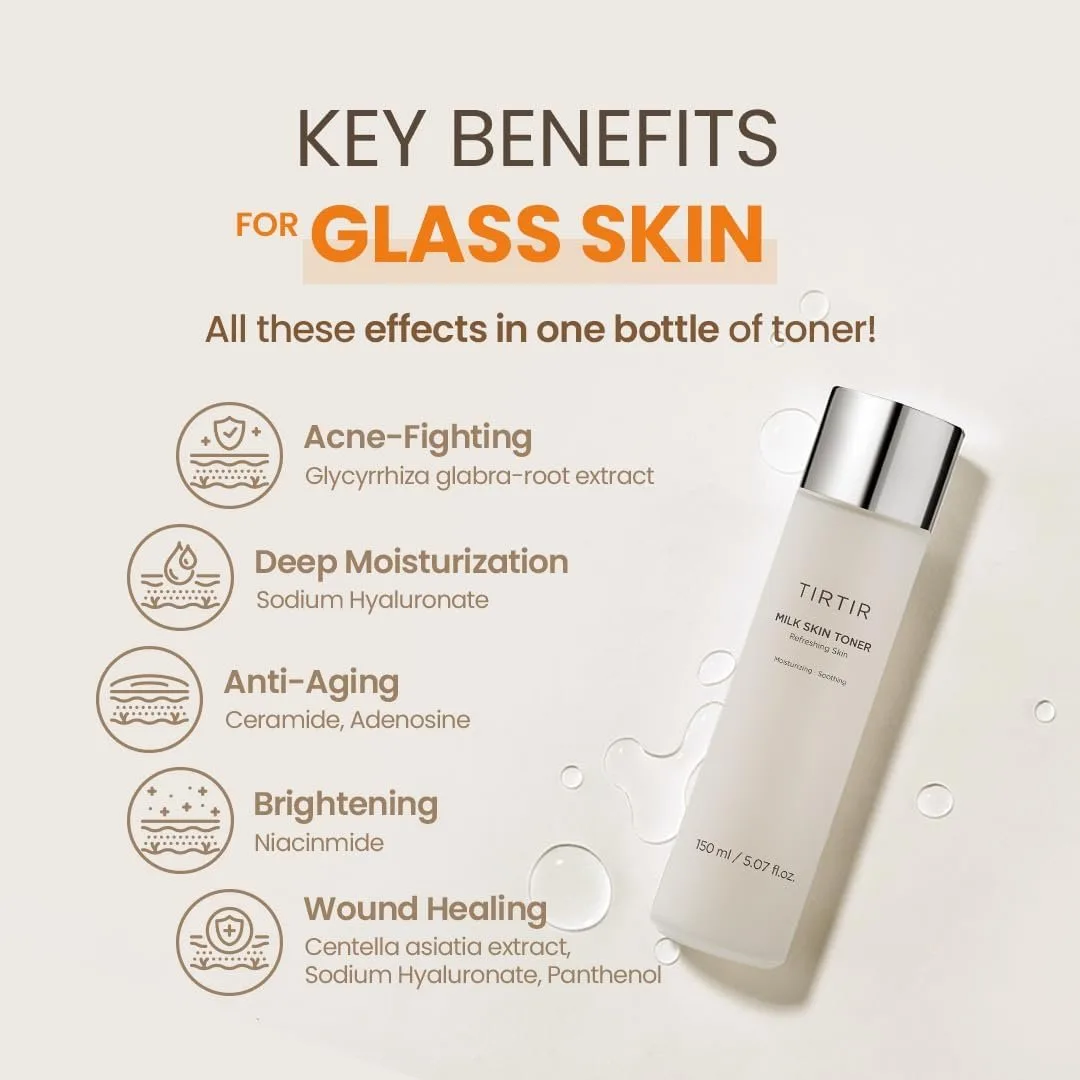 TIRTIR Milk Skin Rice Toner – صورة 3