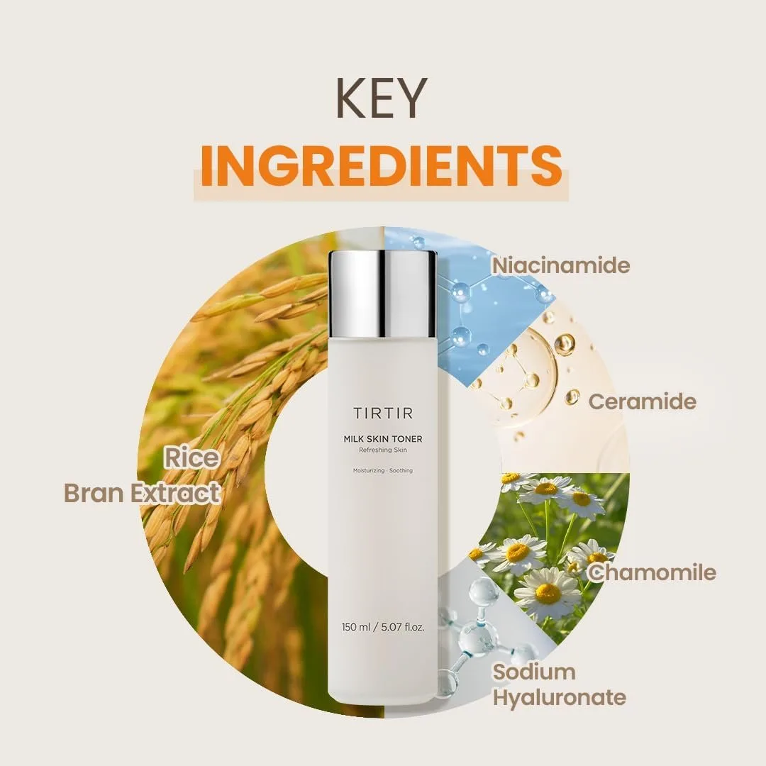 TIRTIR Milk Skin Rice Toner – صورة 6